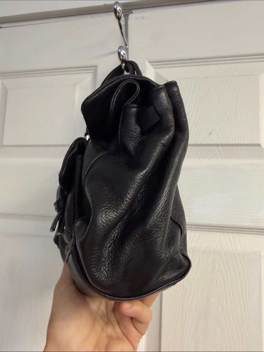 Prada Vitello Daino Leather Pocket Satchel / Shoulder Bag
(mid-to-late 2000s) - Picture 3 of 10